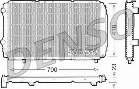 NPS DRM09077 - Радиатор, охлаждане на двигателя vvparts.bg