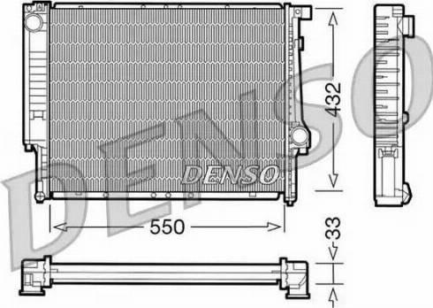 NPS DRM05041 - Радиатор, охлаждане на двигателя vvparts.bg