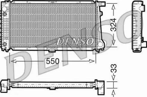 NPS DRM05059 - Радиатор, охлаждане на двигателя vvparts.bg