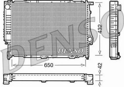 NPS DRM05055 - Радиатор, охлаждане на двигателя vvparts.bg