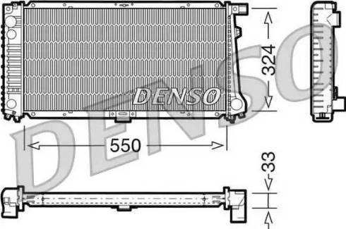 NPS DRM05058 - Радиатор, охлаждане на двигателя vvparts.bg