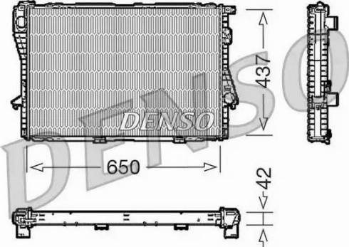 NPS DRM05068 - Радиатор, охлаждане на двигателя vvparts.bg