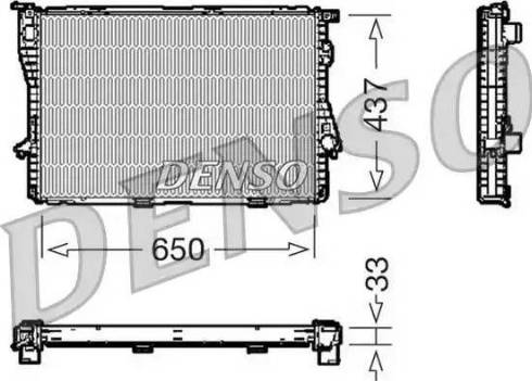 NPS DRM05067 - Радиатор, охлаждане на двигателя vvparts.bg