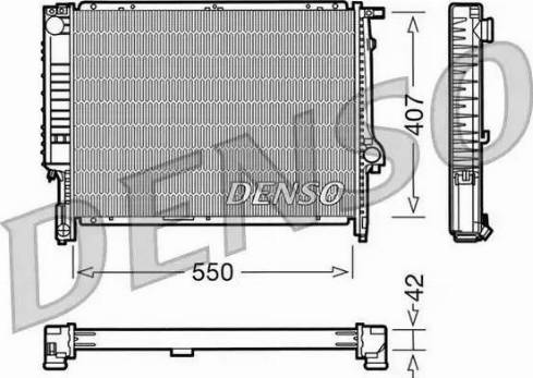 NPS DRM05039 - Радиатор, охлаждане на двигателя vvparts.bg