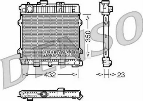 NPS DRM05024 - Радиатор, охлаждане на двигателя vvparts.bg