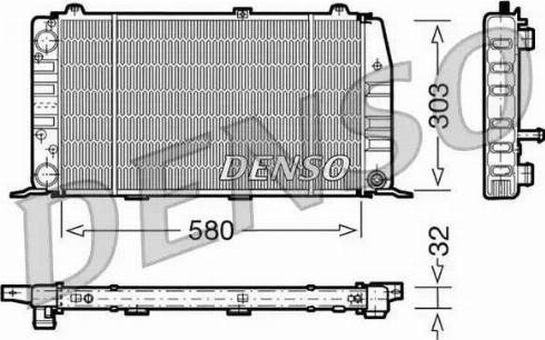 NPS DRM02010 - Радиатор, охлаждане на двигателя vvparts.bg