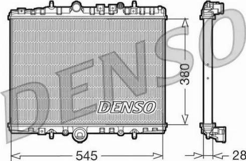NPS DRM07056 - Радиатор, охлаждане на двигателя vvparts.bg