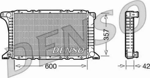 NPS DRM10090 - Радиатор, охлаждане на двигателя vvparts.bg