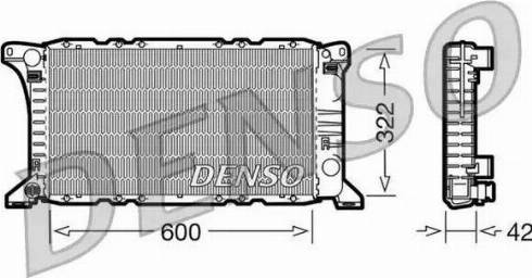 NPS DRM10091 - Радиатор, охлаждане на двигателя vvparts.bg