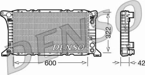 NPS DRM10092 - Радиатор, охлаждане на двигателя vvparts.bg