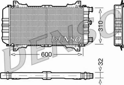 NPS DRM10018 - Радиатор, охлаждане на двигателя vvparts.bg