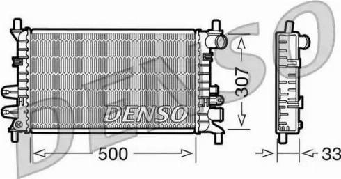 NPS DRM10027 - Радиатор, охлаждане на двигателя vvparts.bg