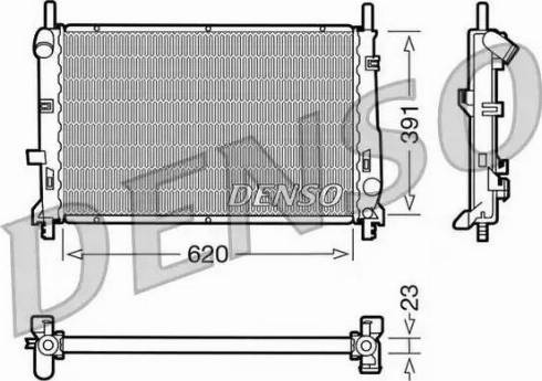 NPS DRM10070 - Радиатор, охлаждане на двигателя vvparts.bg