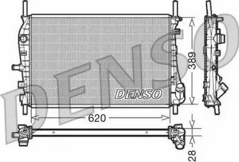 NPS DRM10073 - Радиатор, охлаждане на двигателя vvparts.bg