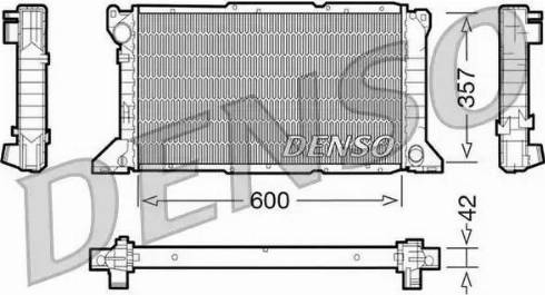 NPS DRM10100 - Радиатор, охлаждане на двигателя vvparts.bg