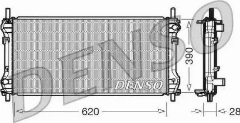 NPS DRM10102 - Радиатор, охлаждане на двигателя vvparts.bg