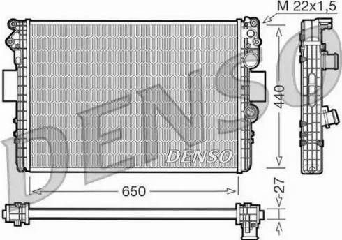 NPS DRM12002 - Радиатор, охлаждане на двигателя vvparts.bg