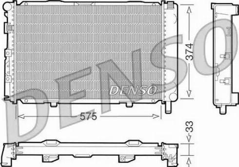 NPS DRM17064 - Радиатор, охлаждане на двигателя vvparts.bg