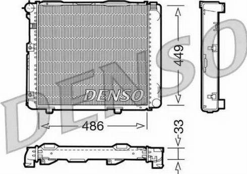 NPS DRM17068 - Радиатор, охлаждане на двигателя vvparts.bg