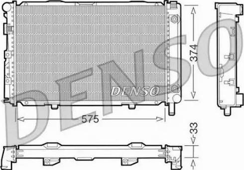 NPS DRM17063 - Радиатор, охлаждане на двигателя vvparts.bg