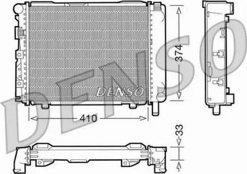 NPS DRM17062 - Радиатор, охлаждане на двигателя vvparts.bg