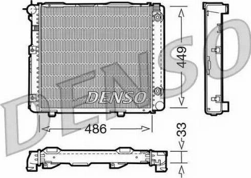 NPS DRM17067 - Радиатор, охлаждане на двигателя vvparts.bg