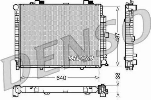 NPS DRM17086 - Радиатор, охлаждане на двигателя vvparts.bg