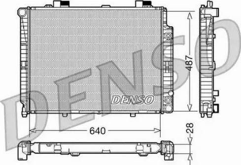 NPS DRM17088 - Радиатор, охлаждане на двигателя vvparts.bg