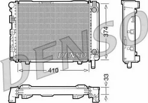 NPS DRM17029 - Радиатор, охлаждане на двигателя vvparts.bg