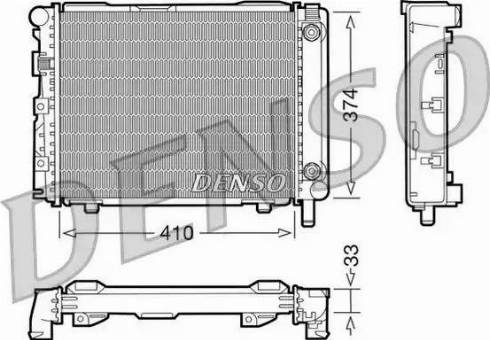 NPS DRM17029 - Радиатор, охлаждане на двигателя vvparts.bg