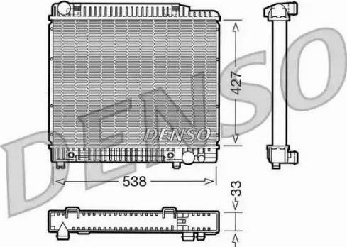 NPS DRM17022 - Радиатор, охлаждане на двигателя vvparts.bg