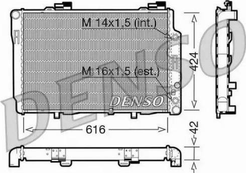 NPS DRM17073 - Радиатор, охлаждане на двигателя vvparts.bg