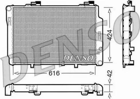 NPS DRM17072 - Радиатор, охлаждане на двигателя vvparts.bg