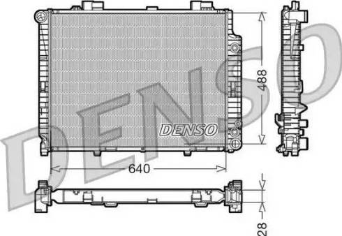 NPS DRM17101 - Радиатор, охлаждане на двигателя vvparts.bg