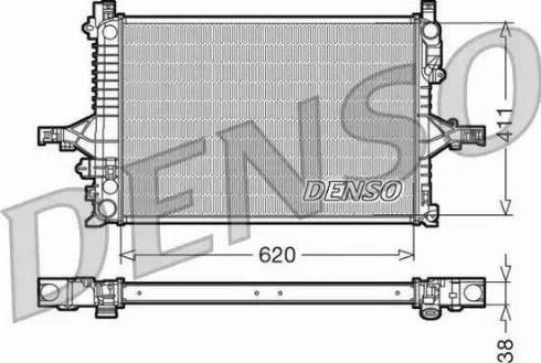 NPS DRM33065 - Радиатор, охлаждане на двигателя vvparts.bg