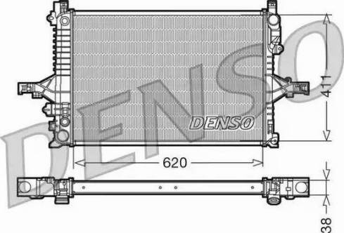 NPS DRM33066 - Радиатор, охлаждане на двигателя vvparts.bg