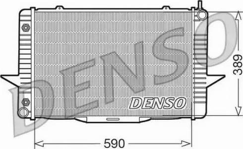 NPS DRM33067 - Радиатор, охлаждане на двигателя vvparts.bg