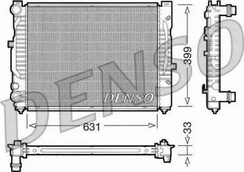 NPS DRM32029 - Радиатор, охлаждане на двигателя vvparts.bg