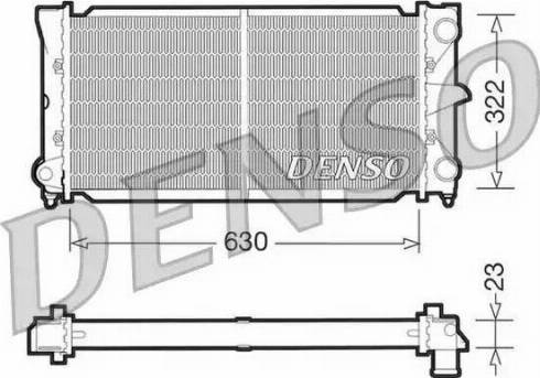 NPS DRM32025 - Радиатор, охлаждане на двигателя vvparts.bg