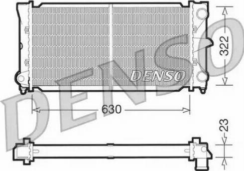 NPS DRM32025 - Радиатор, охлаждане на двигателя vvparts.bg