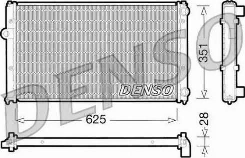 NPS DRM26001 - Радиатор, охлаждане на двигателя vvparts.bg