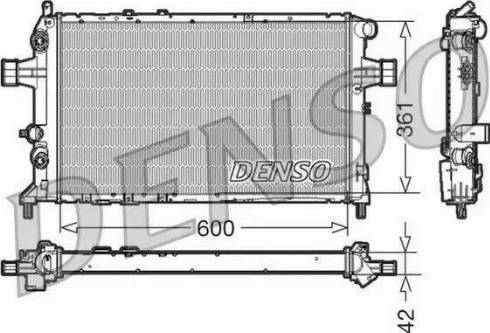 NPS DRM20016 - Радиатор, охлаждане на двигателя vvparts.bg
