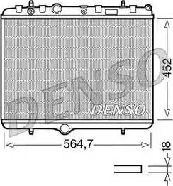 NPS DRM21055 - Радиатор, охлаждане на двигателя vvparts.bg