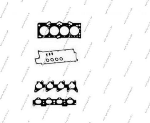 NPS H124I07 - Комплект гарнитури, цилиндрова глава vvparts.bg