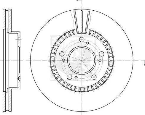 Brembo 91261 - Спирачен диск vvparts.bg