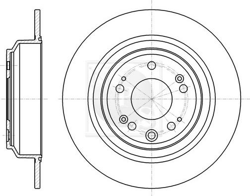 E.T.F. 19-2593 - Спирачен диск vvparts.bg