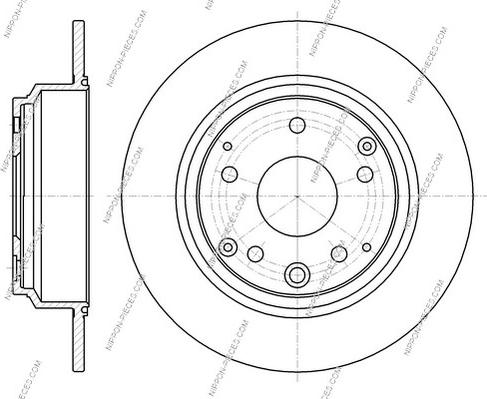 NPS H331A37 - Спирачен диск vvparts.bg