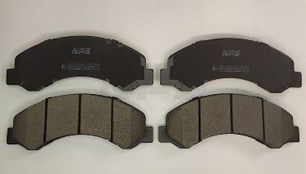 NPS I360U17 - Комплект спирачно феродо, дискови спирачки vvparts.bg