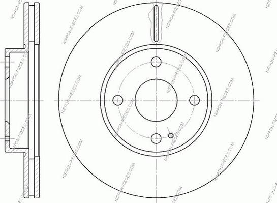 NPS M330A64 - Спирачен диск vvparts.bg