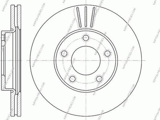 NPS M330A18 - Спирачен диск vvparts.bg